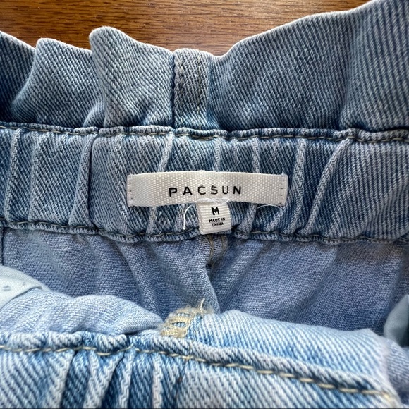 ⭐️ PacSun Paperbag Waist Denim Skirt Size MEDIUM - Picture 6 of 15